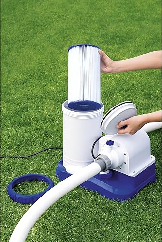 Miniatura 6 de Bestway 58095E - Cartucho de repuesto para bomba de filtro de piscina tipo IV o tipo B para bombas de filtro de 2,100 a 2,500 GPH, paquete de 4
