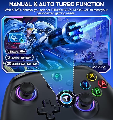 Miniatura 5 de Wireless Switch Controller for Nintendo Switch ControllerLiteOLED- LED Switch Pro ControlleriOSAndroid Game RemoteWired PC Joysticks-Programmable