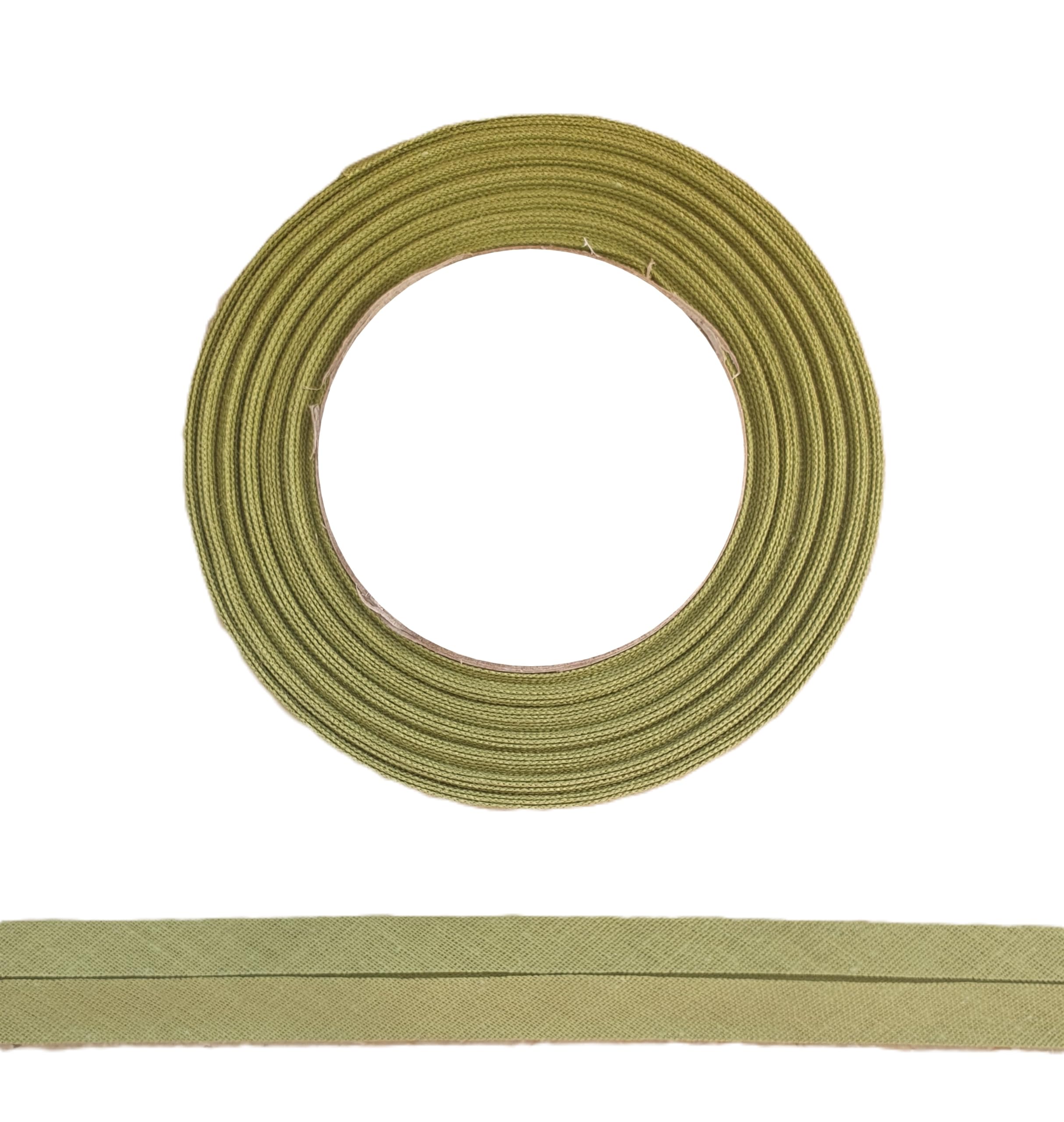 Bias binding made of 100% cotton, 10 mx 18 mm (folded) edging tape, cotton ribbon, bias binding, Ideal for DIY sewing