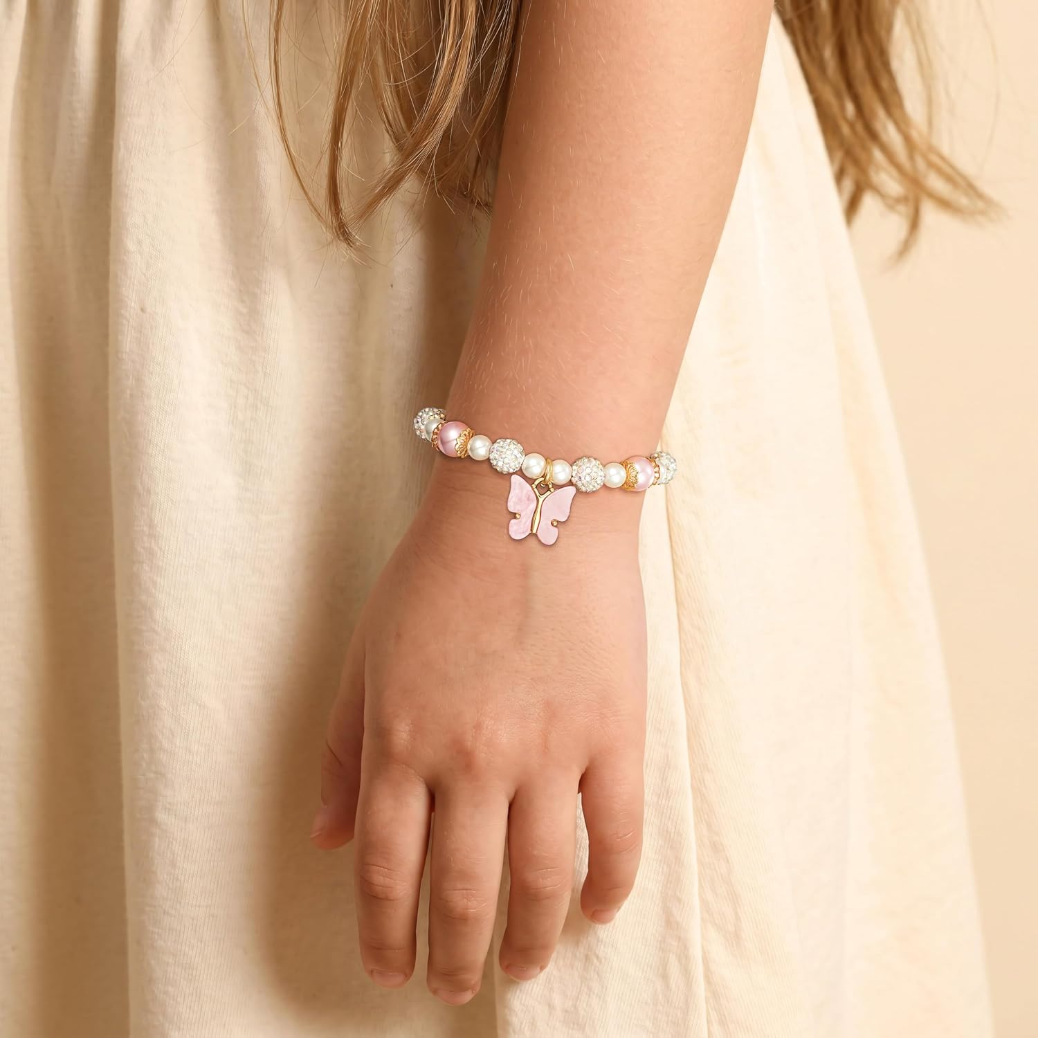 Avotto Happy Birthday Butterfly Bracelet Gifts for Kids Teen Girls Age 3-10
