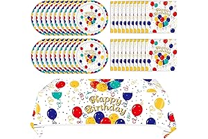 41 Pcs Birthday Party Decorations Happy Birthday Colorful Balloons