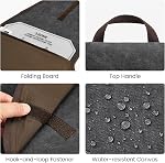 S-ZONE Garment Folder Compression Packing Cubes for Travel Garment Bag with Wrinkle-Free Luggage Suitcase Organizer Bags
