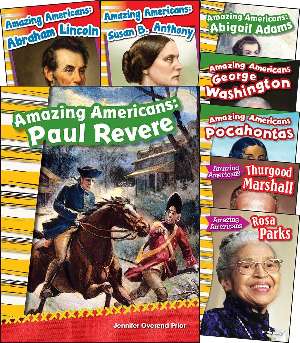 Amazing Americans 8-Book Set (Social Studies Readers)