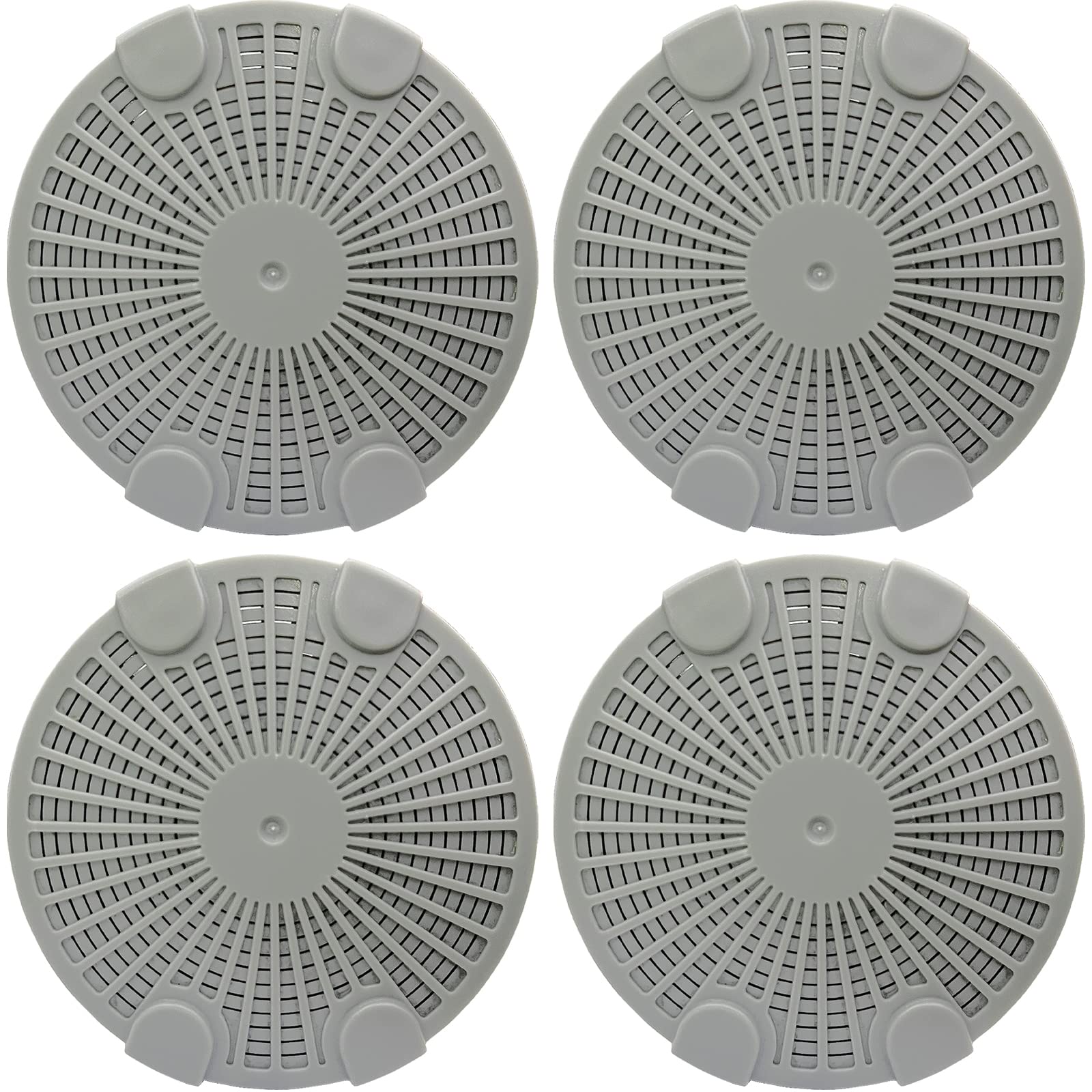 Mixzeny Hydro Cell A200 Humidifier Filter with Activated Carbon Compatible with BONECO & AIR-O-Swiss Ultrasonic Humidifier, 4 Pack Gray