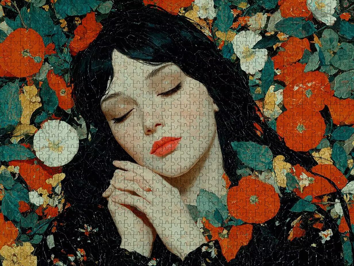 Puzzle 2000 elementów dla dorosłych i kobiet, drewniane puzzle, 99 x 70 cm, dla mężczyzn, kobiet, starszych seniorów, części ściśle do siebie pasują, dekompresja, dekoracja ścienna, prezenty dla