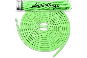 Round Rope Shoelaces Lime Green (2-Pair Pack)