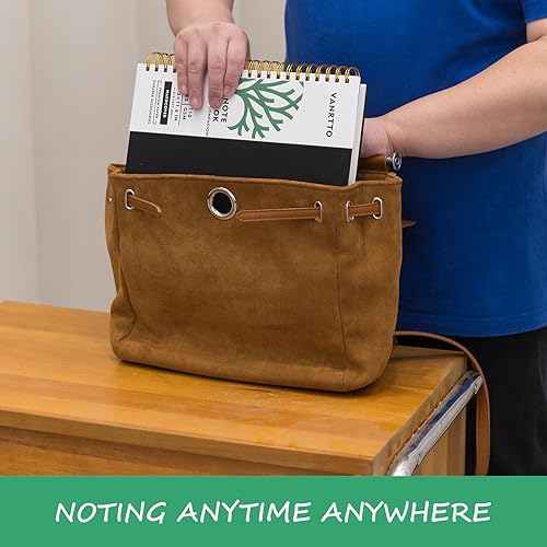 Miniatura 6 de Cuaderno de espiral de tapa dura, cuadernos de 8.5 x 11 pulgadas, con rayas universitarias, cuadernos de papel grueso de 110 GSM para trabajo,