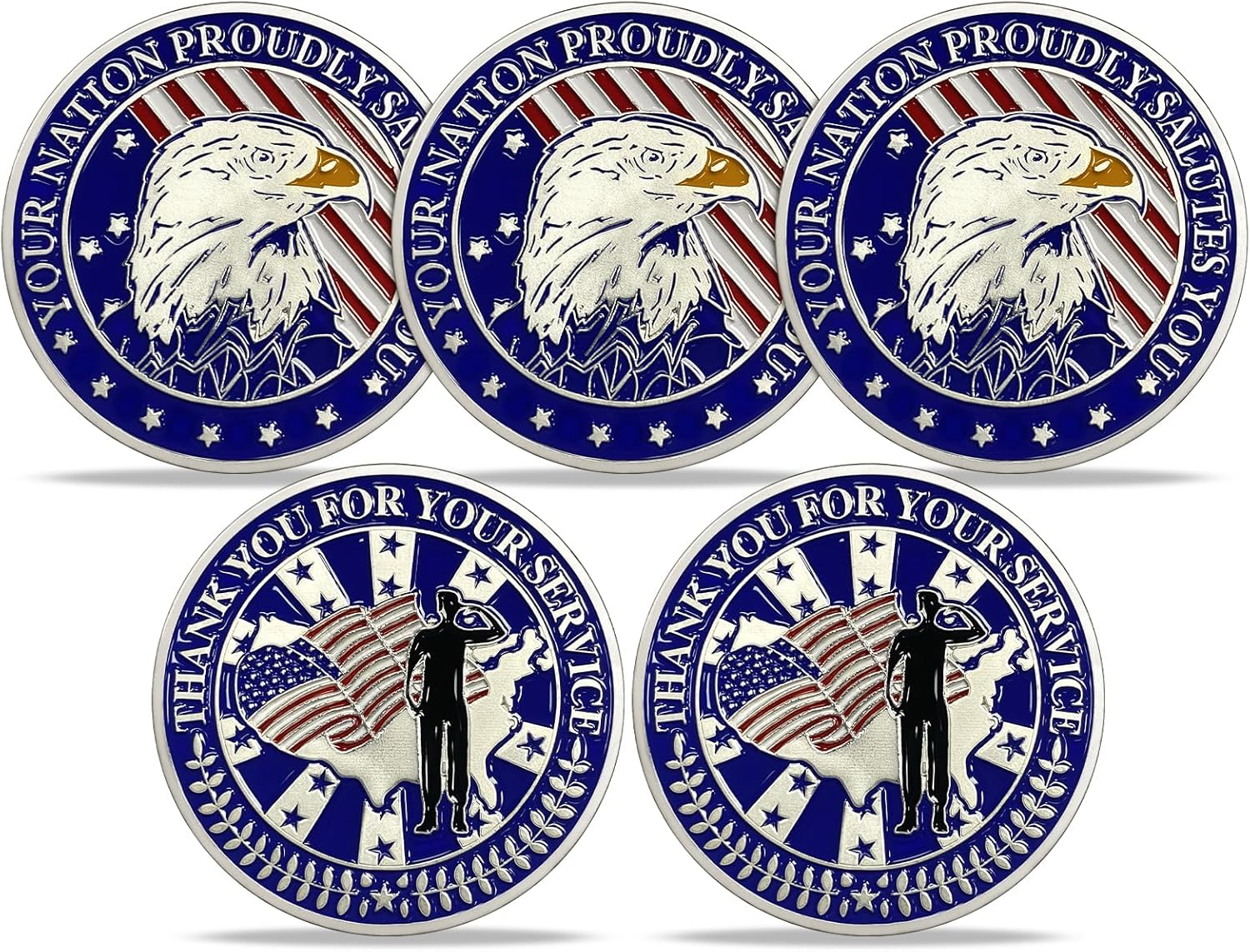 기념주화 5Pcs 육군 참전용사 경례 챌린지 코인 참전용사의 날을 위한 서비스 수집 가능한 선물에 감사드립 - G마켓 모바일
