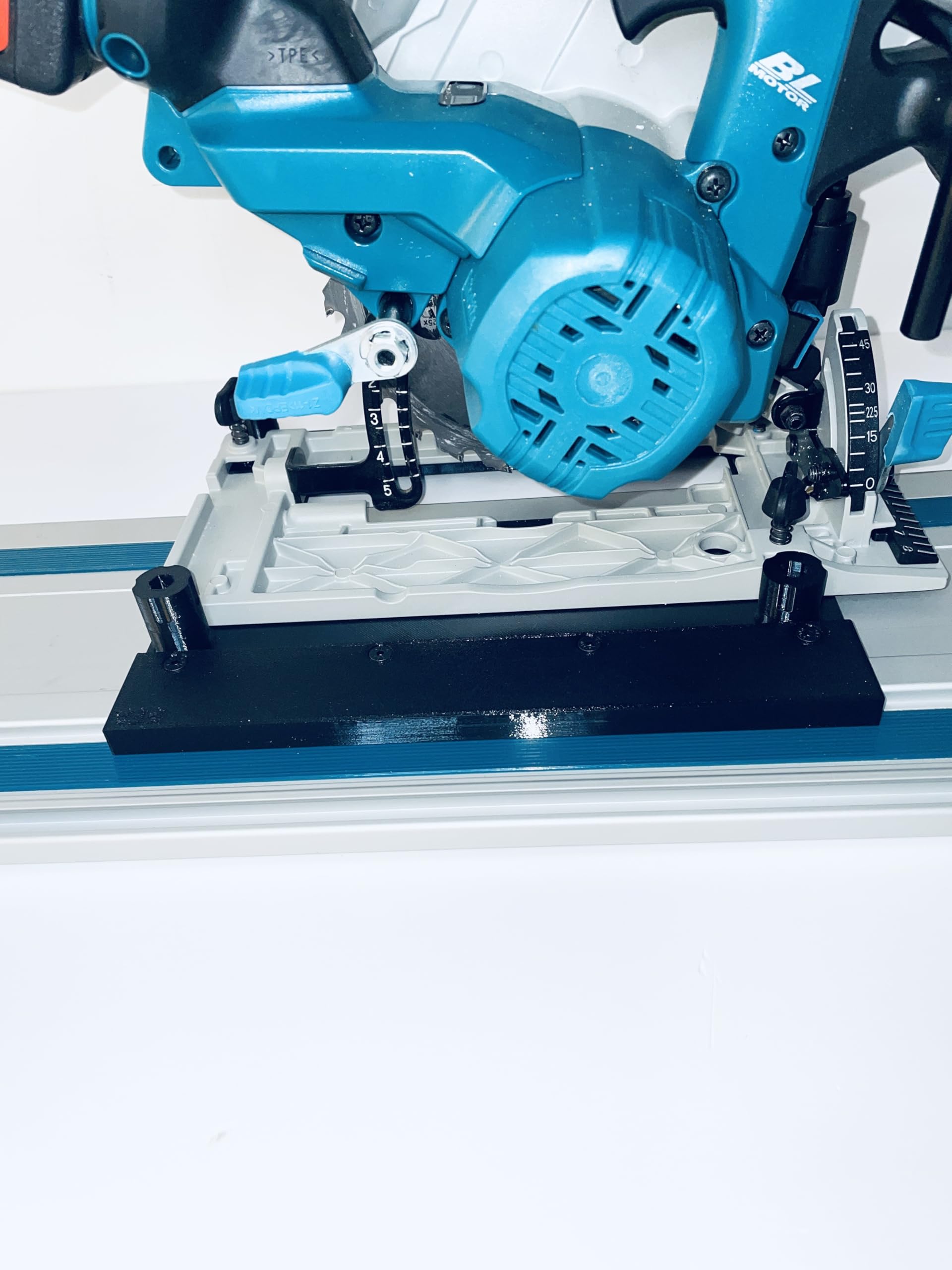 Adaptateur de rail de guidage compatible avec Makita DHS680/DHS680Z compatible avec rail de guidage Makita