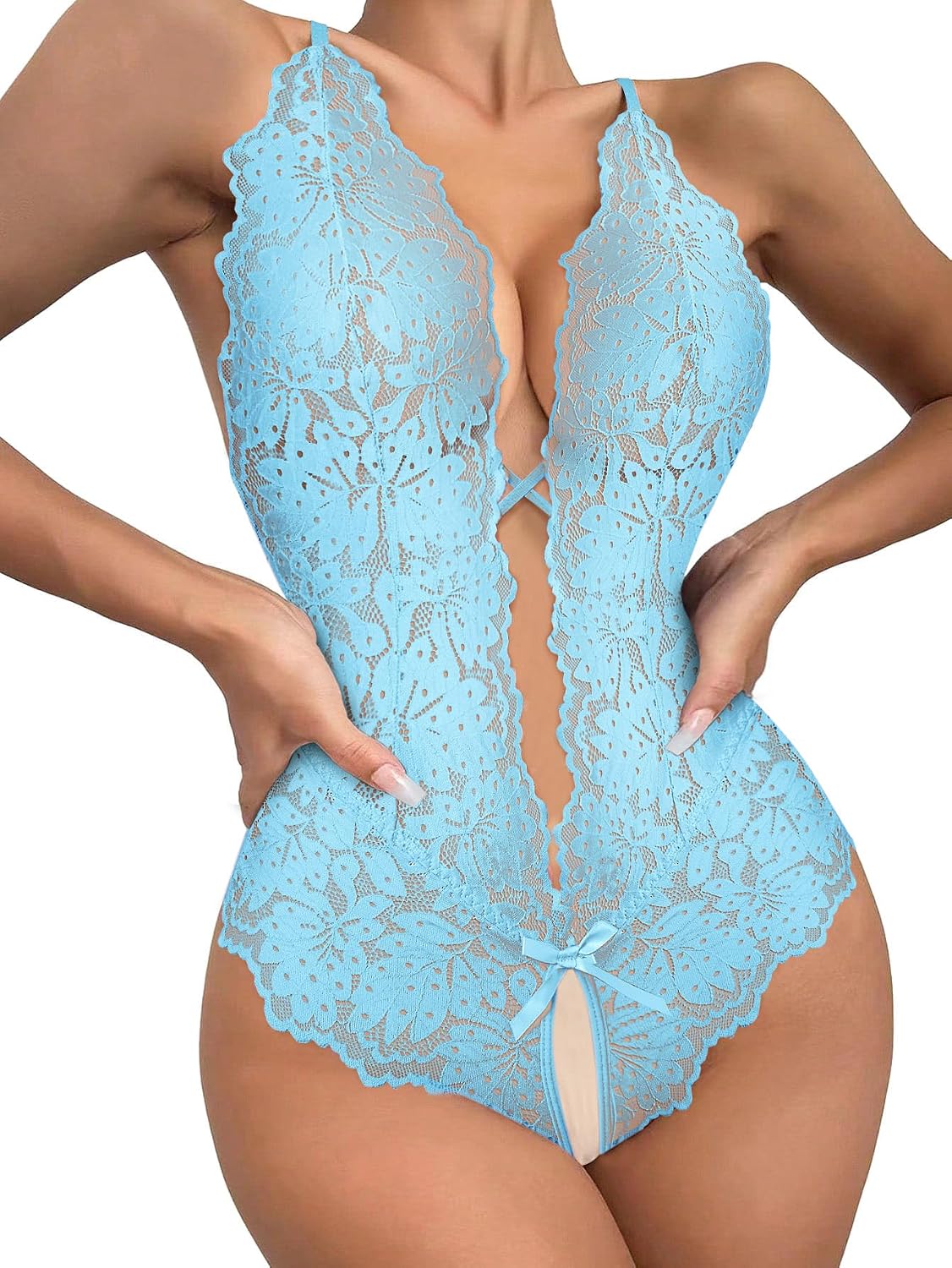Sexy Lingerie Teddy Bodysuit Women Outfit One Piece