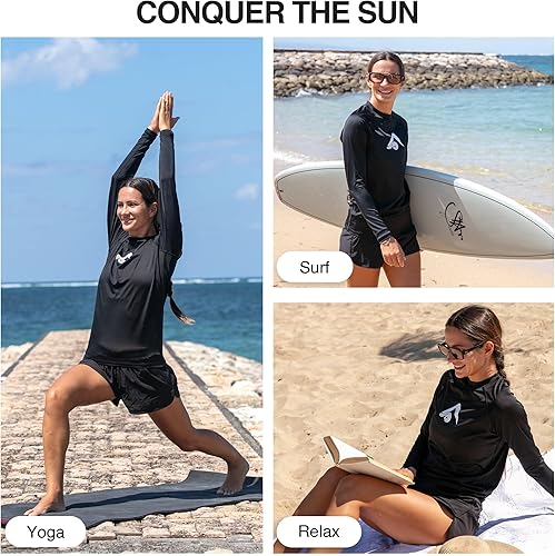 Miniatura 5 de Kanu Surf Rashguard de manga larga Keri UPF 50+ para mujer