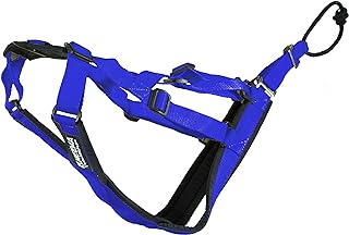 Neewa Adjustable Sled Pro Harness (Medium, Blue), Dog Harness Large Breed, Dog Pulling Harness, Giant Dog Harness, Sled Harness for Pulling, Great for Dog Joring