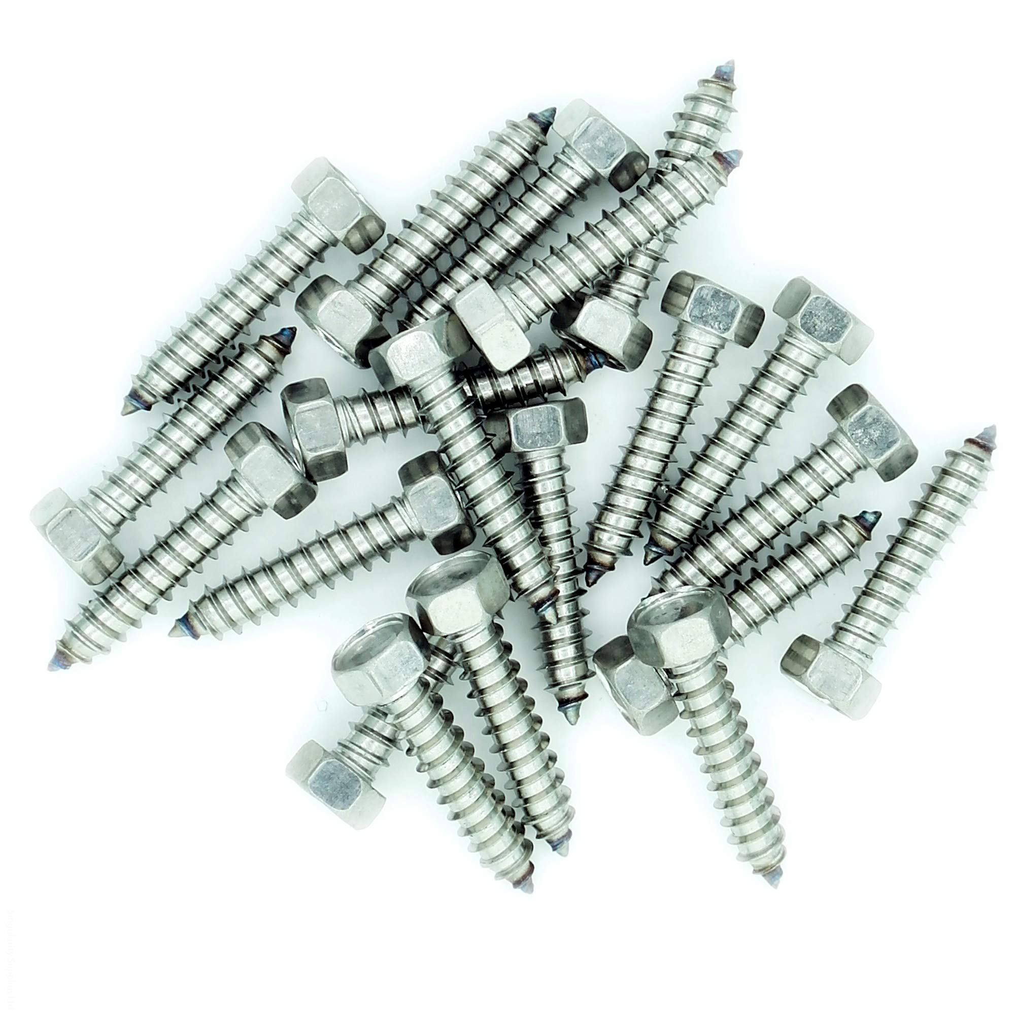 Singularity Supplies No.10 X 0.5 (4.8Mm X 13Mm) Hex Self-Tapping Screw - Stainless Steel (A2) (Pack Of 20)