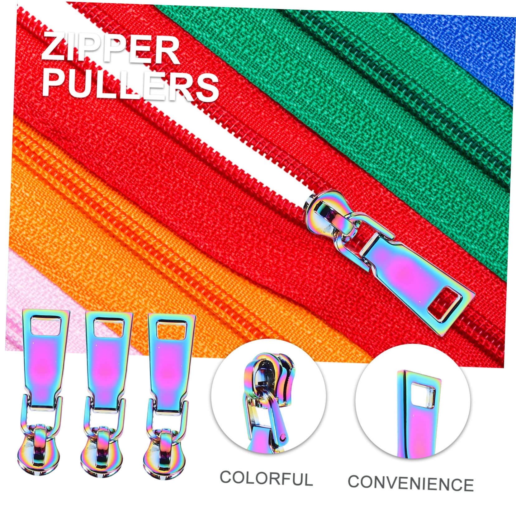 Operitacx 30piezas Zipper Pullers Para Ropa y Equipaje Reemplazo Práctico De Tiradores De Para Mochilas y Accesorios De Moda