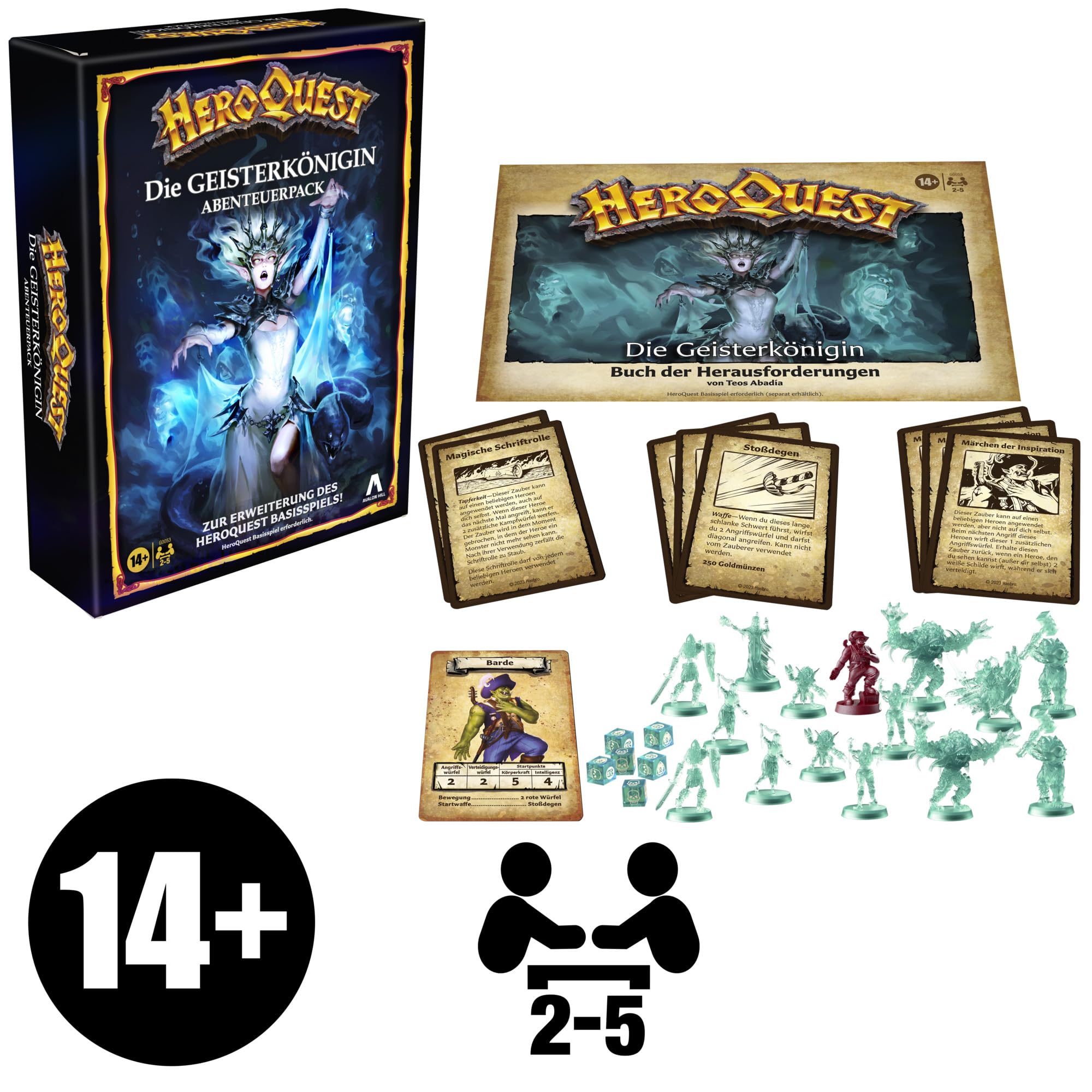 HeroQuest Die Geisterkönigin Abenteuerpack, HeroQuest Basisspiel erforderlich, White