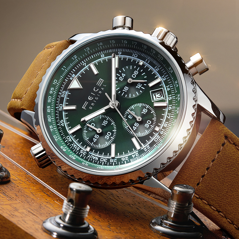 Amazon.com: FEICE Men's Waterproof Chronograph Quartz Watch