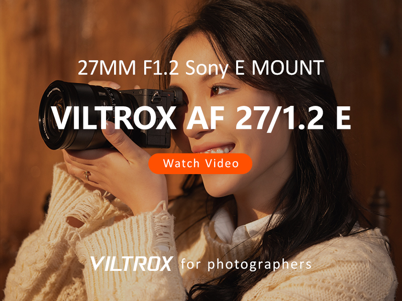 Amazon.com : VILTROX 27mm F1.2 E Lens, 27mm 1.2 APS-C Lens for