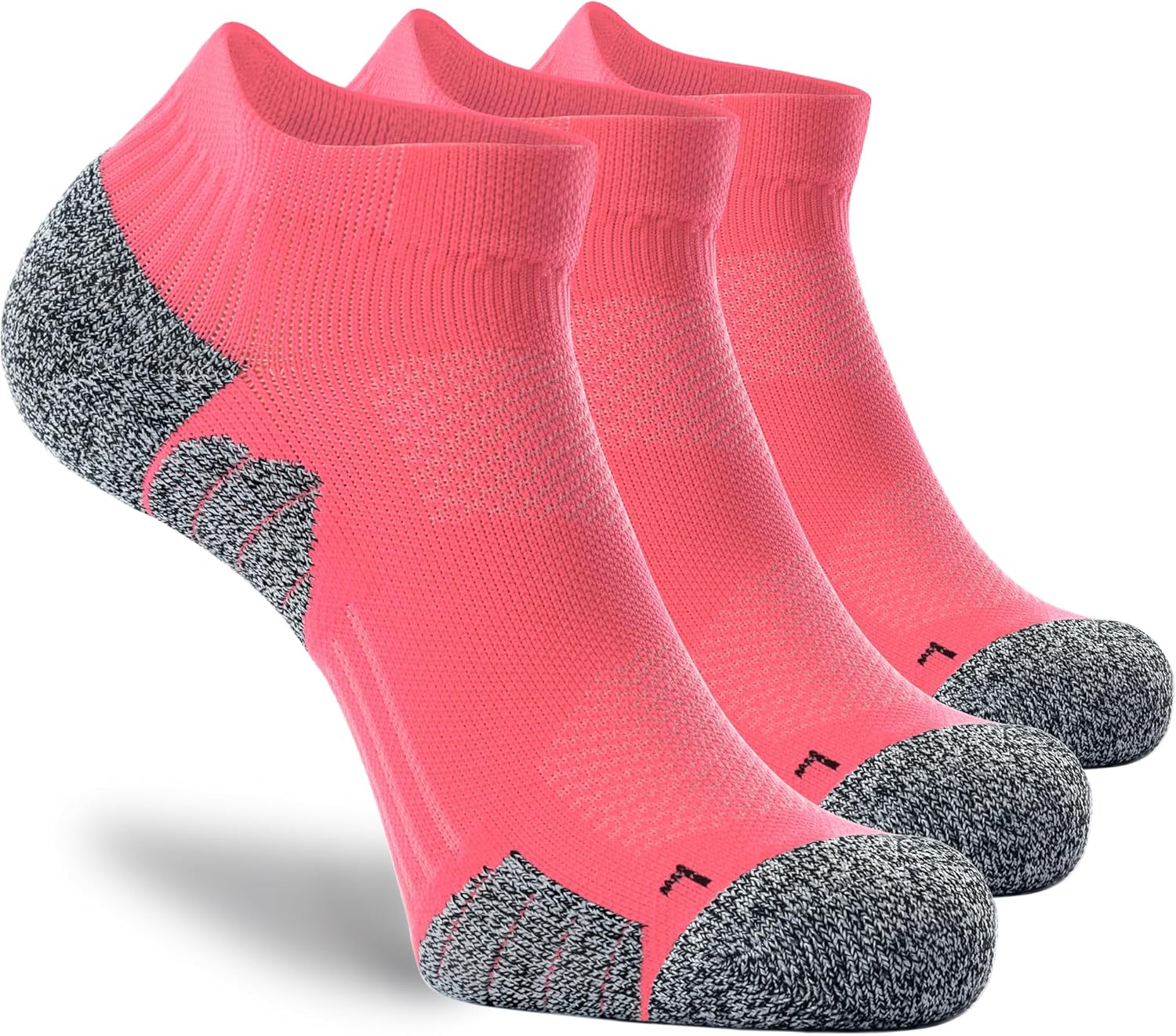 CWVLC Unisex Cushioned Compression Athletic Ankle Socks Multipack
