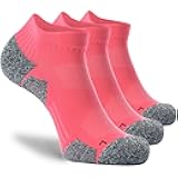 Unisex Cushioned Compression Athletic Ankle Socks Multipack