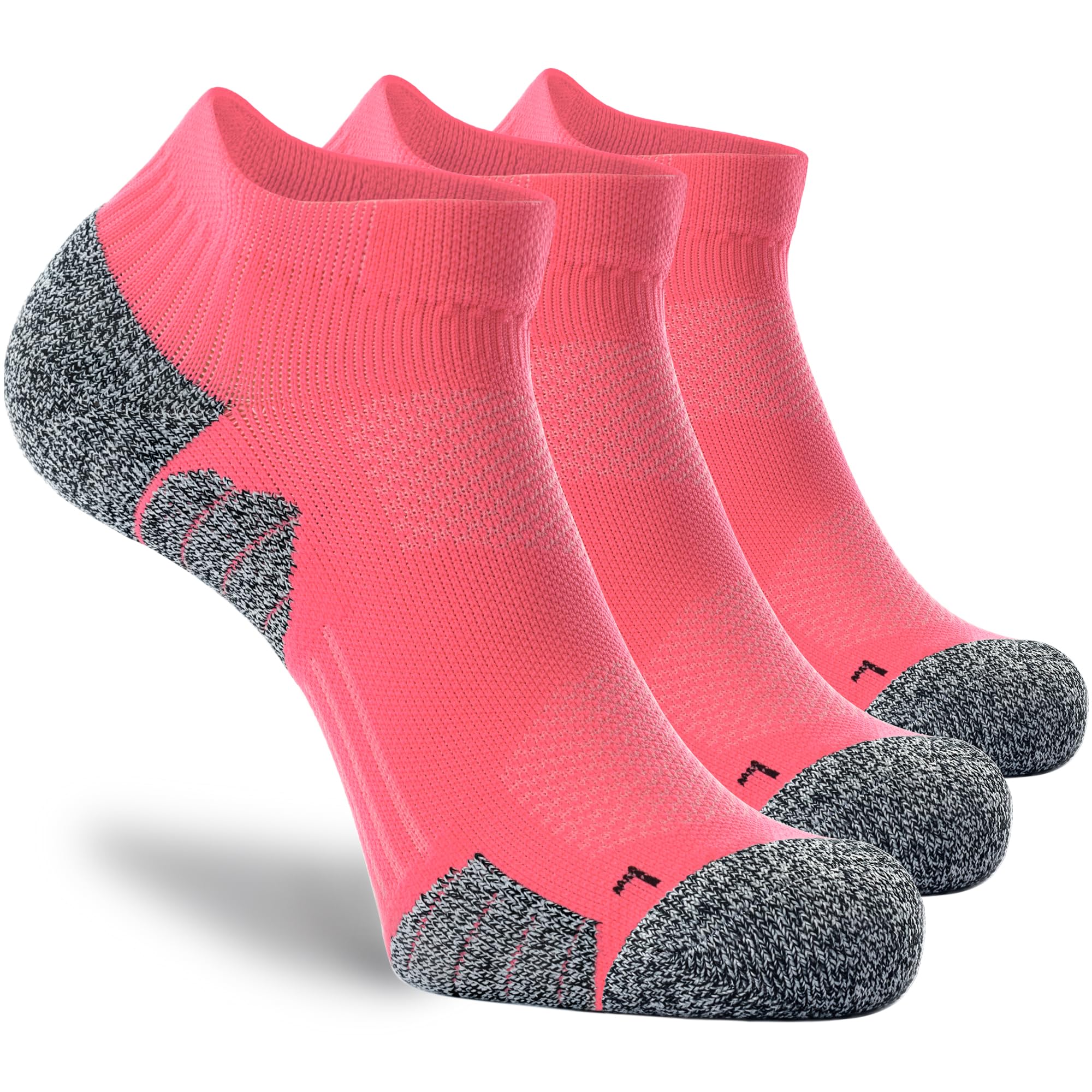 CWVLC Unisex Cushioned Compression Athletic Ankle Socks Multipack