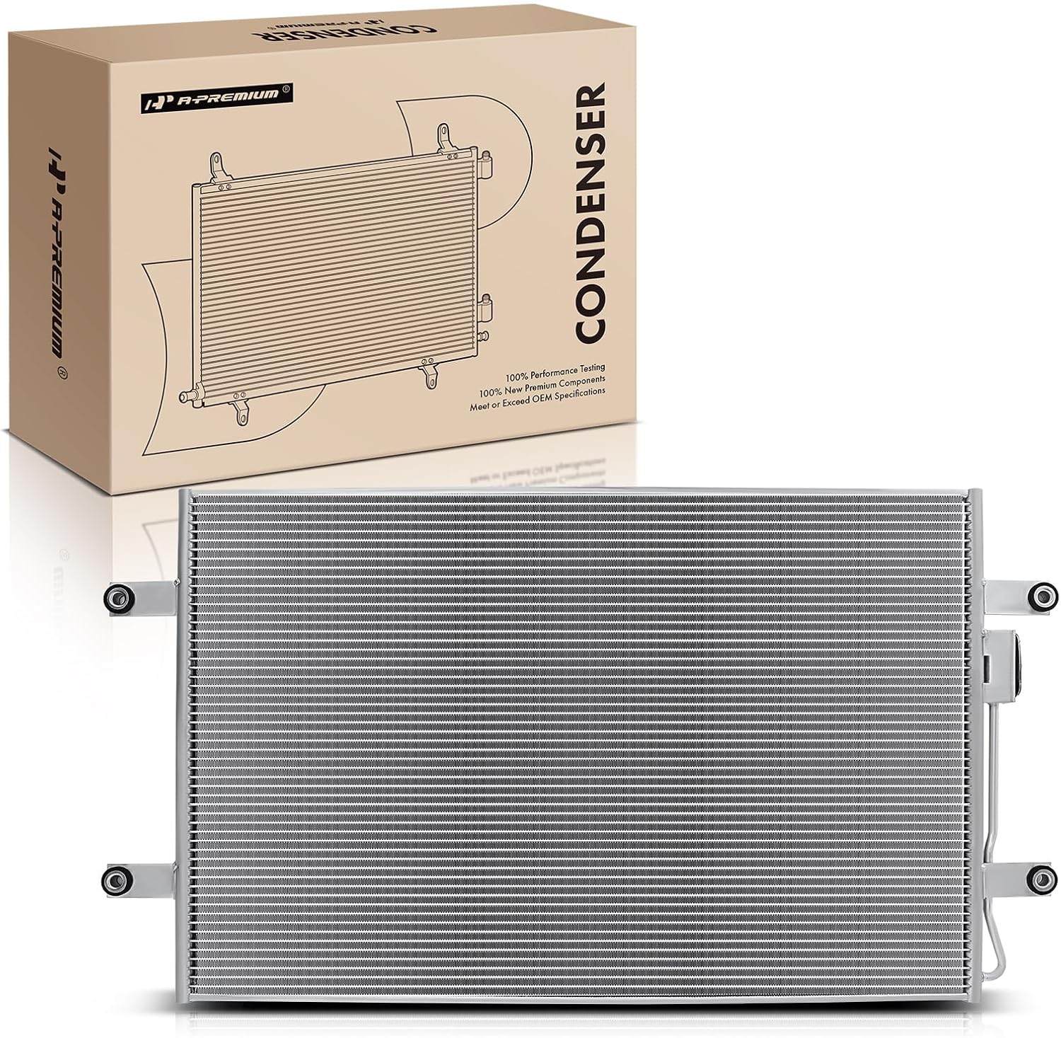 A-Premium Air Conditioning A/C Condenser Compatible with 2008-2026 Freightliner Cascadia Replace# A2272870000