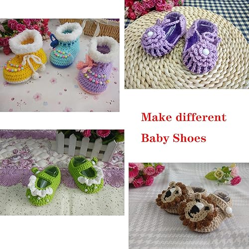 Miniatura 2 de Exhibición de zapatos de bebé, botines de bebé, exhibición de calcetines de bebé, 90 unidades de 8, 9, 3.9 in, de plástico transparente, para pies