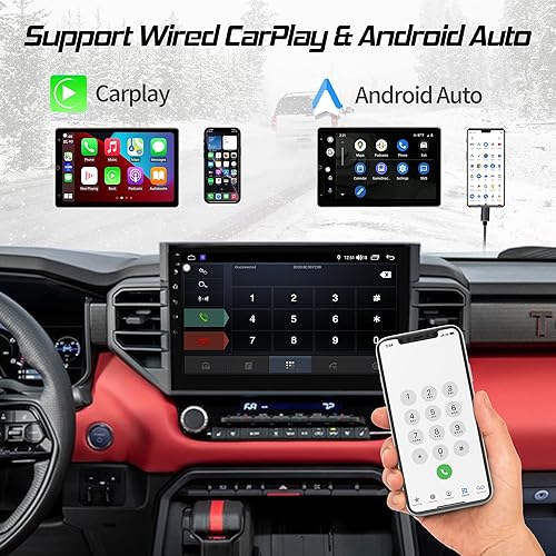 Miniatura 3 de Radio estéreo de coche de 8 núcleos para Toyota Tundra 2007-2014 Sequoia 2008-2018 Android 10 unidad principal pantalla táctil 4GB64GB reproductor