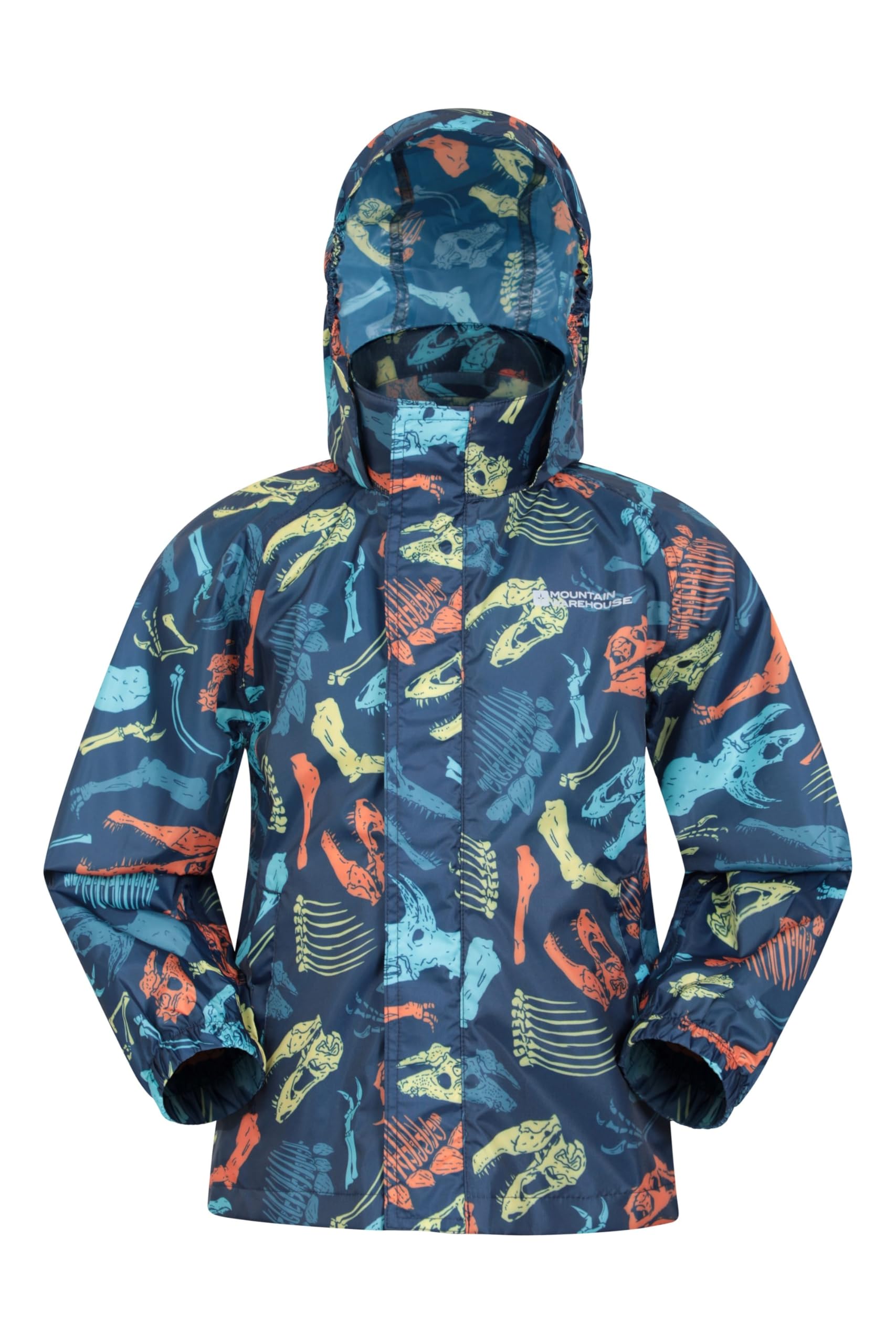 Mountain Warehouse Pakka Kids Waterproof Jacket - Wind Resistant, Lightweight,Breathable Rain Coat for Girls & Boys, Packaway Bag - For Rain, Spring Summer — view 16