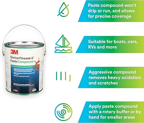 Miniatura 3 de 3M Compuesto de pasta marina Finesse-it, 06039, 1 gal