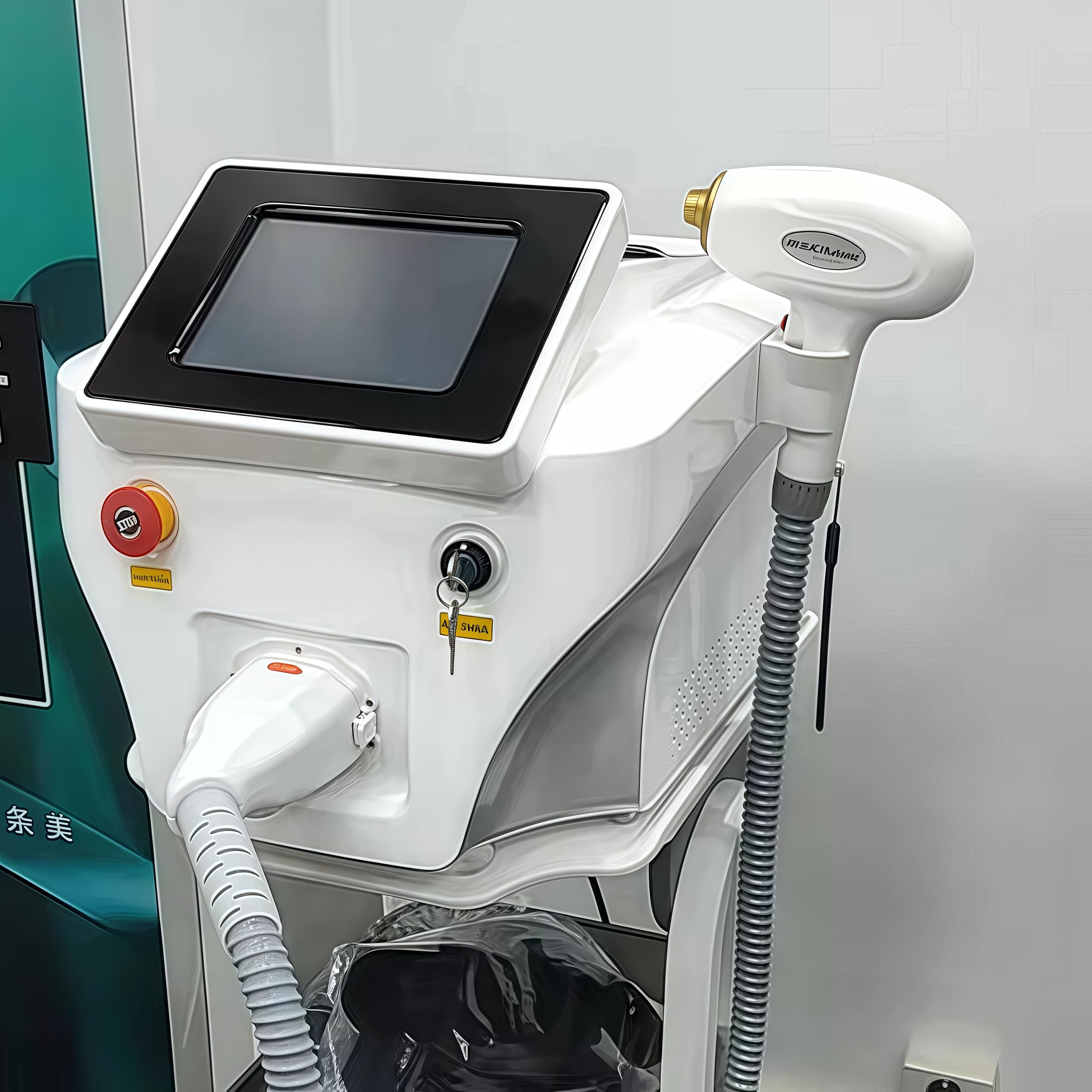 Laser diodowy 755 808 1064nm Maszyna do depilacji wielofalowych Głowica chłodząca Epilator laserowy Depilacja twarzy