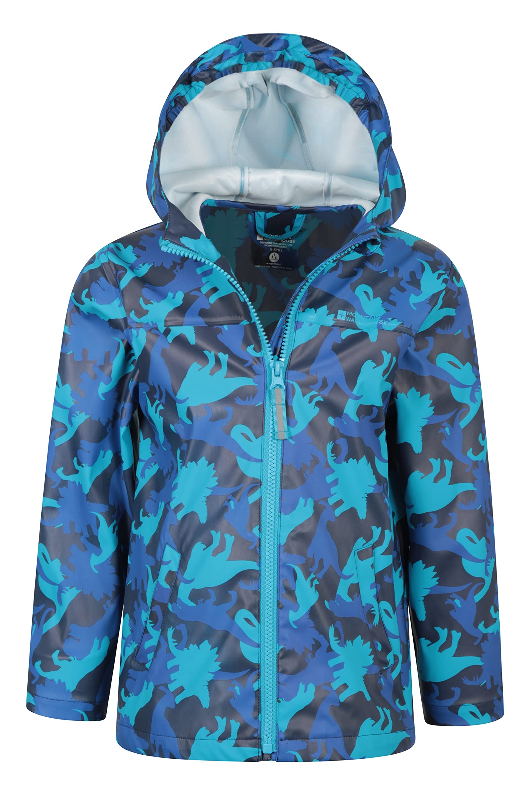 Mountain Warehouse Ensemble Veste et Pantalon imperméables pour Enfants - Respirant, Bretelles élastiquées, détails réfléchissants - Printemps été
