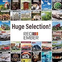 Vista 40 de RED EMBER Astronomy 2026 Wall Calendar 12 Month 12" x 24" Open Thick & Sturdy Paper Giftable Calendar 2026