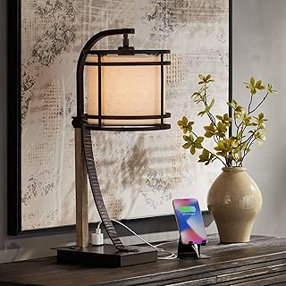 Franklin Iron Works Gentry Industrial Desk Table Lamp 22