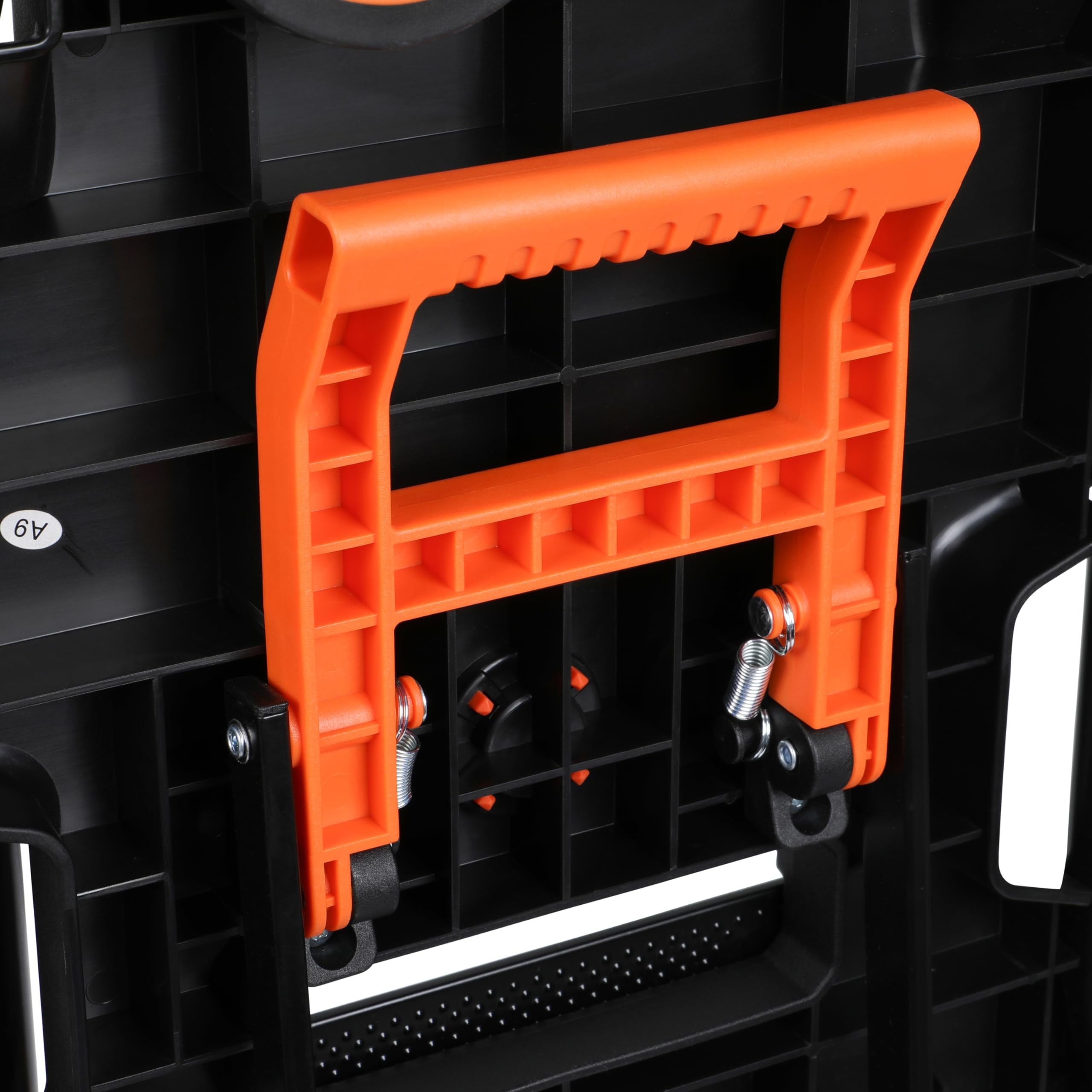 Black+Decker 2-en-1 Carro y Caretilla Plegable - Carretilla de Carga MAX. 55KG - Caretilla de Mano MAX. 120KG - Carro Plataforma con Ruedas Robustas - Plástico/Acero