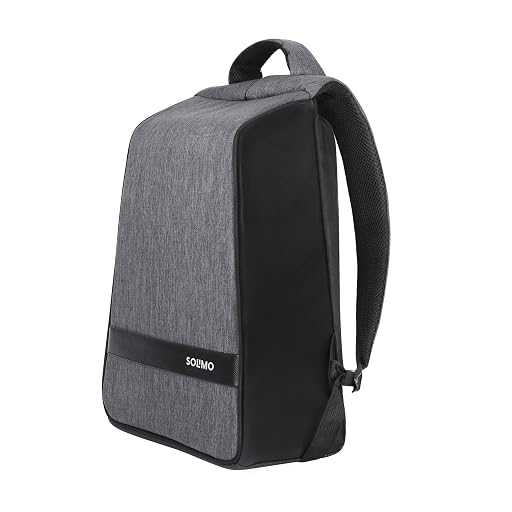 Solimo Anti-Theft Laptop Backpack with Rain Cover
