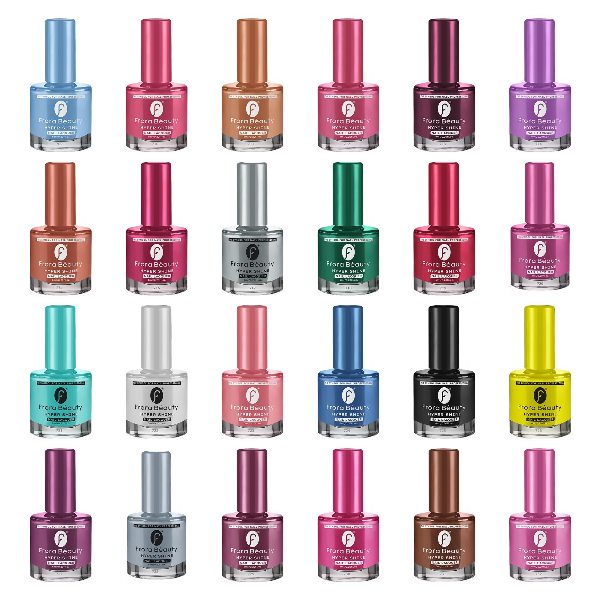 Glossy Nail Polish Combo Set of 24 (6 ml Each) 09/24-image-21