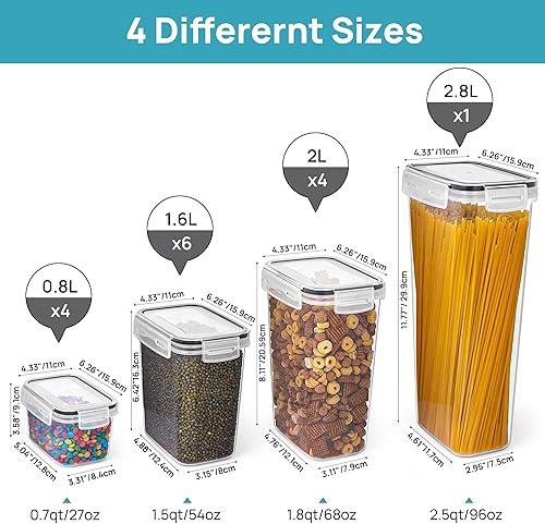 Miniatura 2 de Vtopmart contenedores herméticos para almacenamiento de alimentos