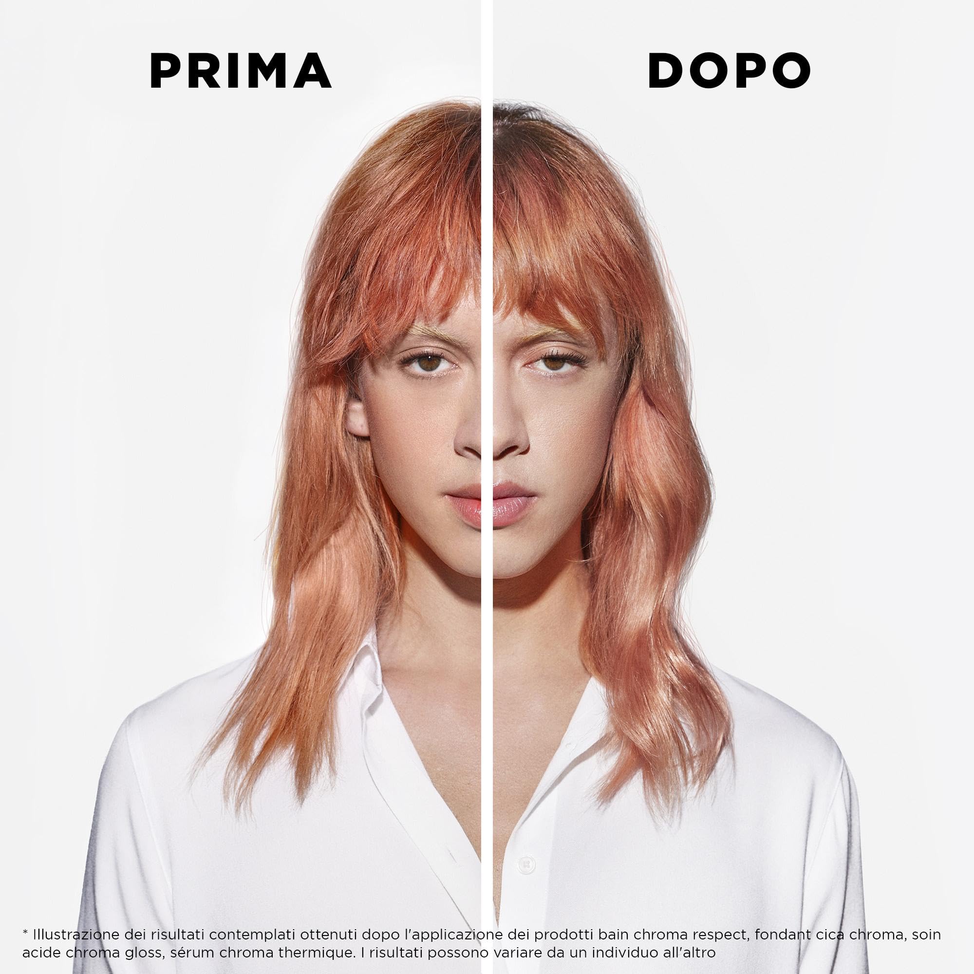 Kérastase, Chroma Absolu, Trattamento per Capelli Colorati Sensibilizzati o Danneggiati, Soin Acid Chroma Gloss, 210 ml