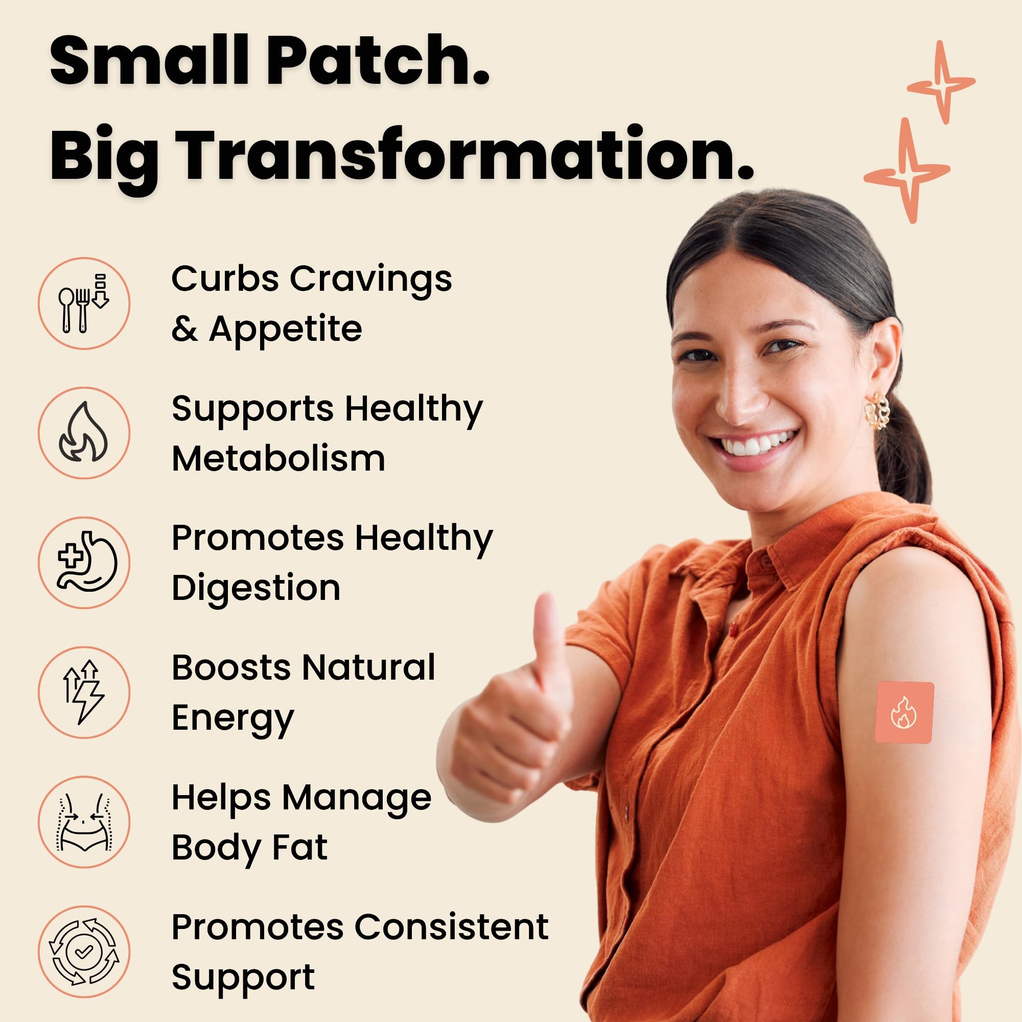 Unwynnd Shape Up Patch With Garcinia Cambogia For Weight Management For Women & Men | Metabolism & Gut Health Support | Bloating & Cravings Relief | Skin-Friendly Lean Health Aid | 30 Patches 1