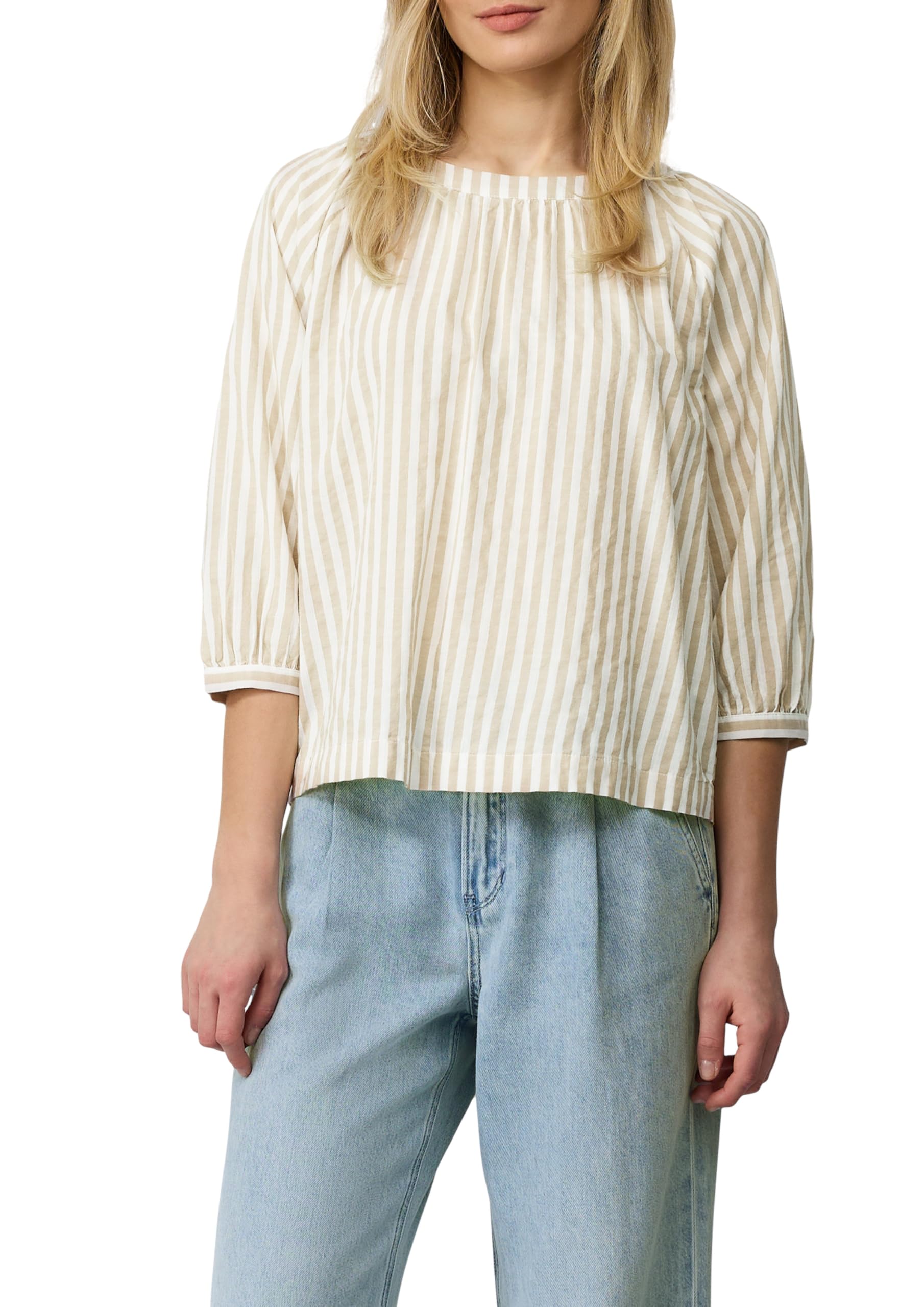 s.Oliver Stripes Carmen Blouse, 84G7, 14