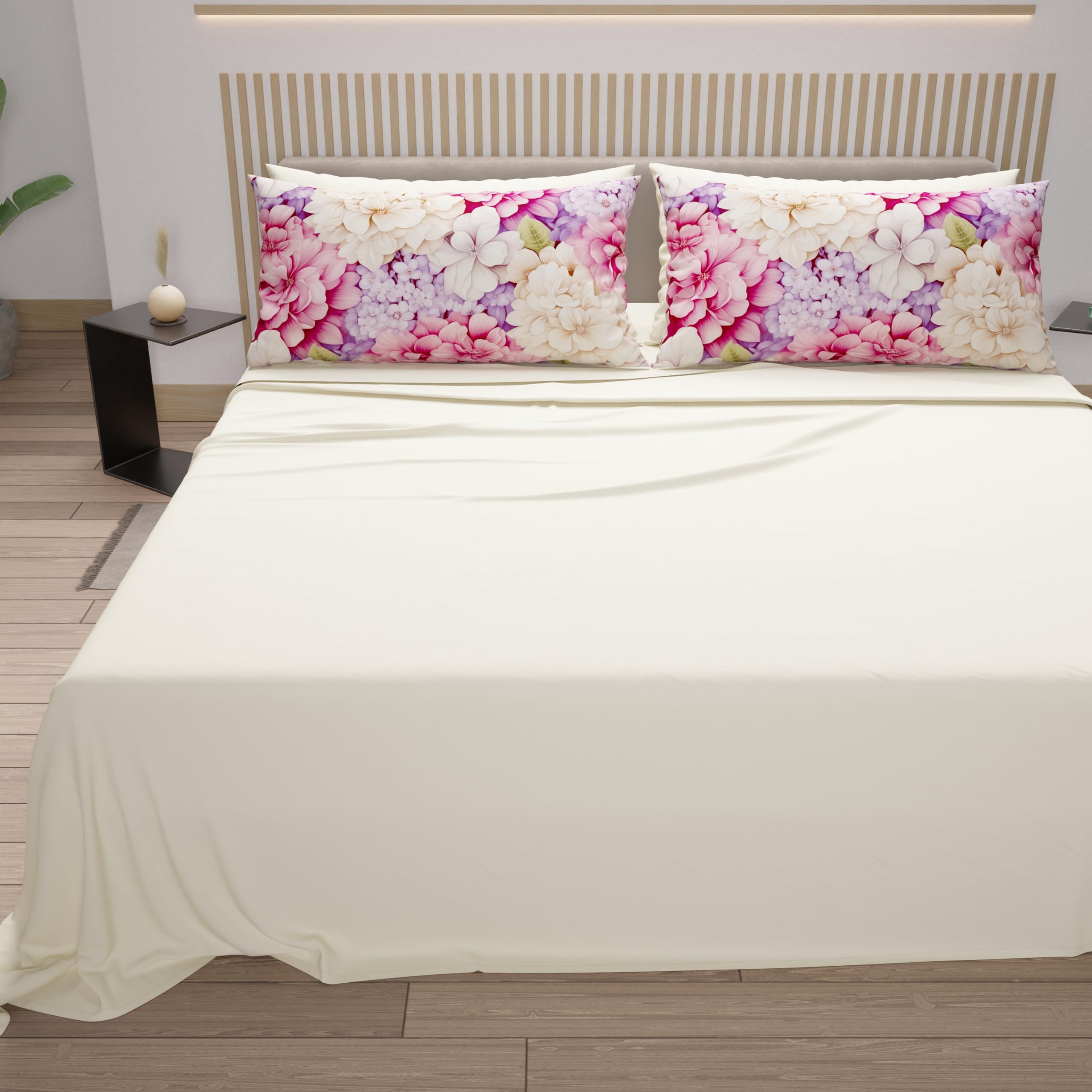 PETTI Artigiani Italiani, Cotton Sheets with Pillowcases in Digital Print, Pizza and Half Sheet, Complete Bed Set - Image 4