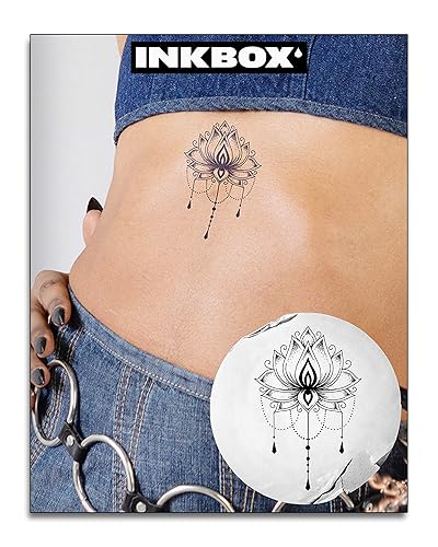 Inkbox - Tatuajes temporales de larga duración, tinta prémium, impermeable, a mano alzada
