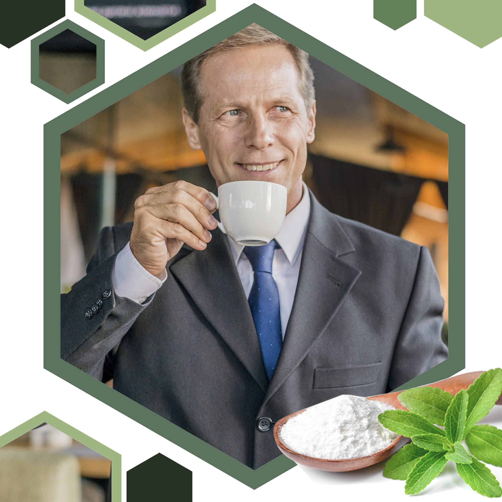ERBOTECH Eritritolo BIO in Polvere, Busta da 2 Kg, Sostituto Biologico Naturale dello Zucchero con Zero Calorie, Adatto per Diabetici, Vegan, Senza Conservanti e Coloranti