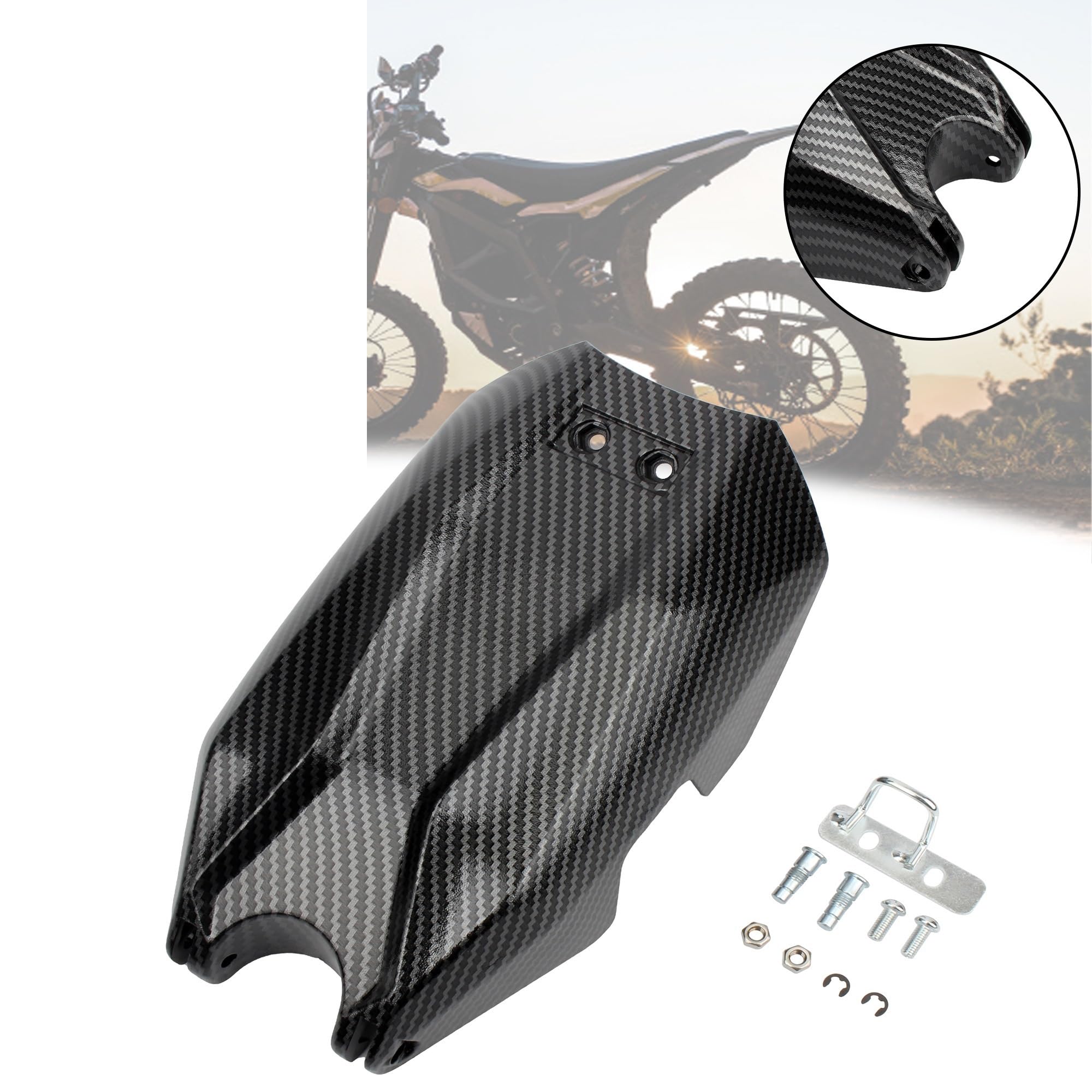 osłony akumulatora pokrywa ochronna do komory bate Pasuje Do Talaria Sting MX3/MX4 Plastikowa Pokrywa Baterii Fairing Motocykl Z Włókna Węglowego