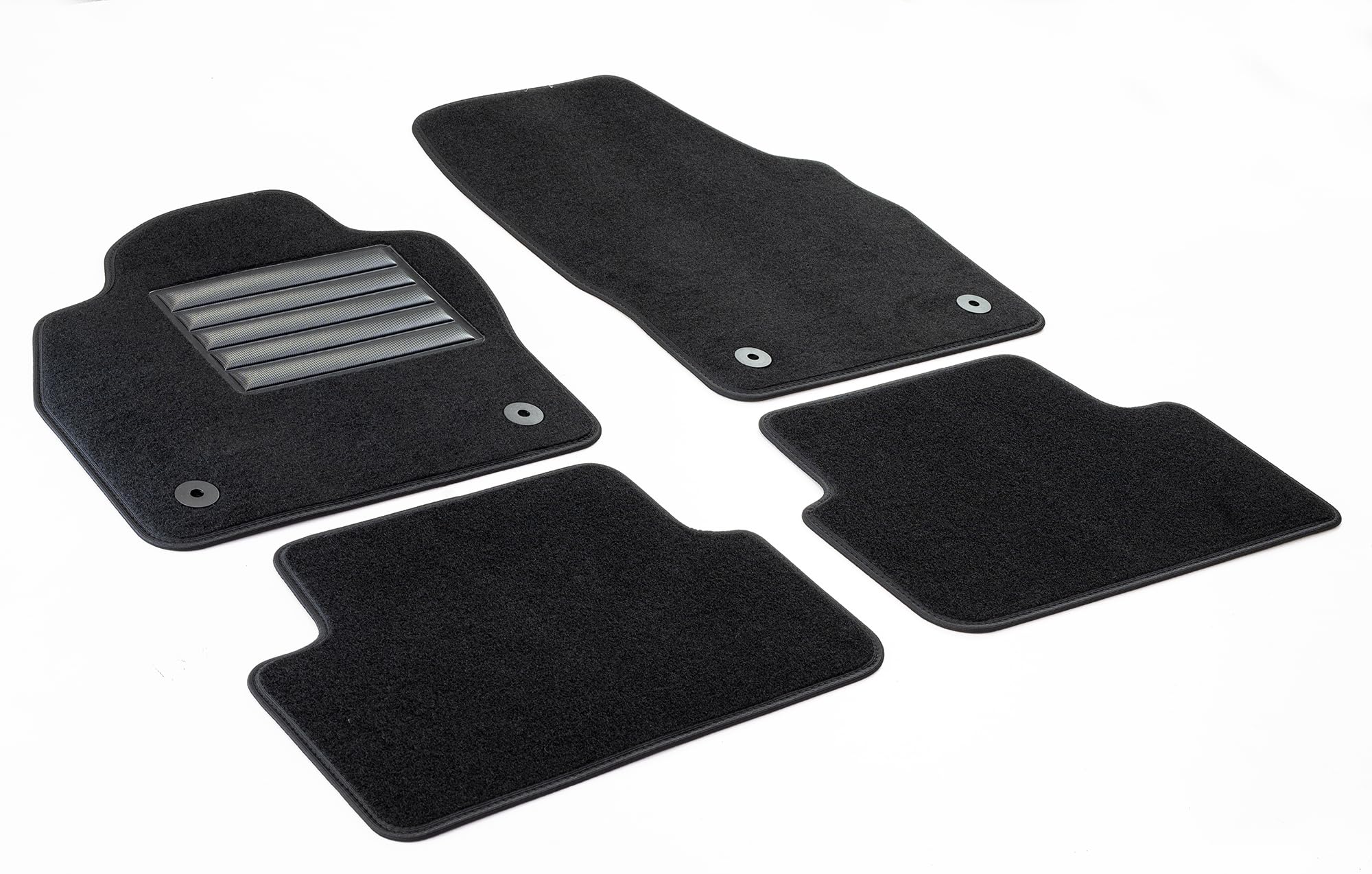MDM SP-7528 Velour Car Mat Suitable for Volkswagen Polo VI 2017 Onwards/Taigo 2021 Onwards
