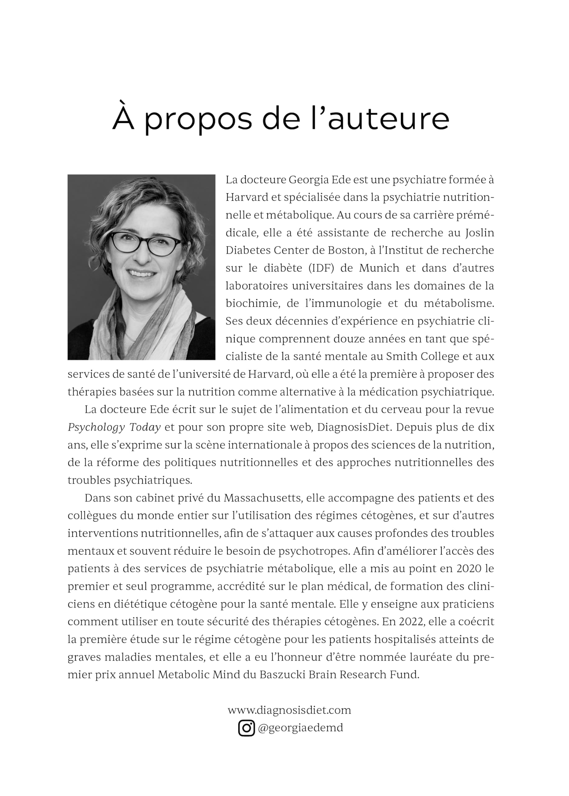 Nourrir son cerveau, soigner son mental: Les stratégies alimentaires fondées sur la science contre l’anxiété, la dépression, la bipolarité, les troubles de l’attention, de la mémoire, Alzheimer...