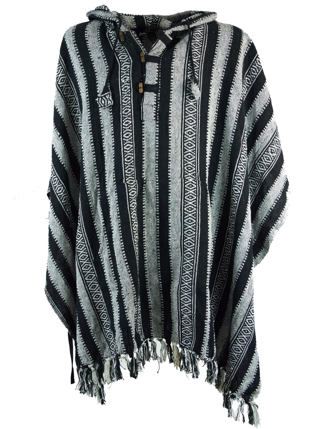 GURU SHOP Poncho Hippie Chic, Ethno Poncho, Andenponcho, Herren/Damen
