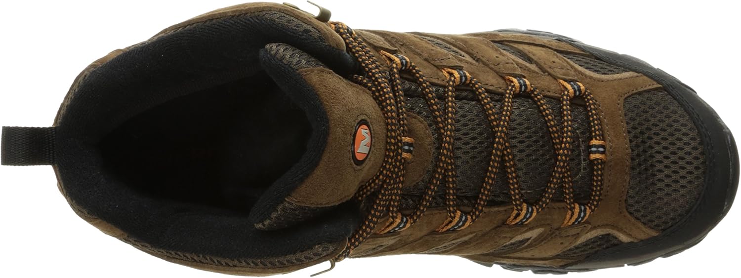 Merrell Men's Moab 2 Mid Waterproof Hiking Boot 7 Wide Earth
