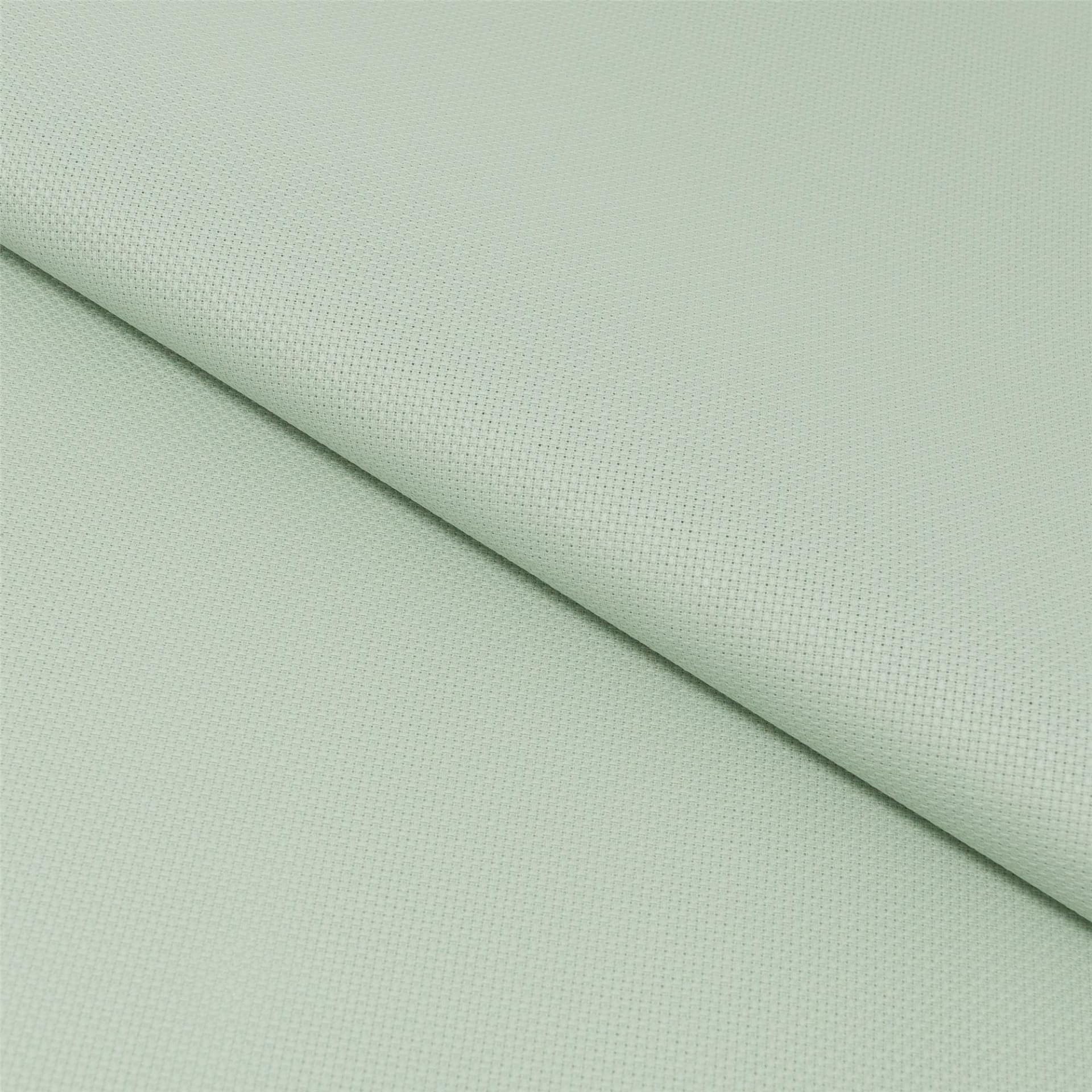 Zweigart Celadon/Reed/Olive Green (611) 14 Count Metre Aida Measuring 110cm x 100cm (43 x 40 Inches)