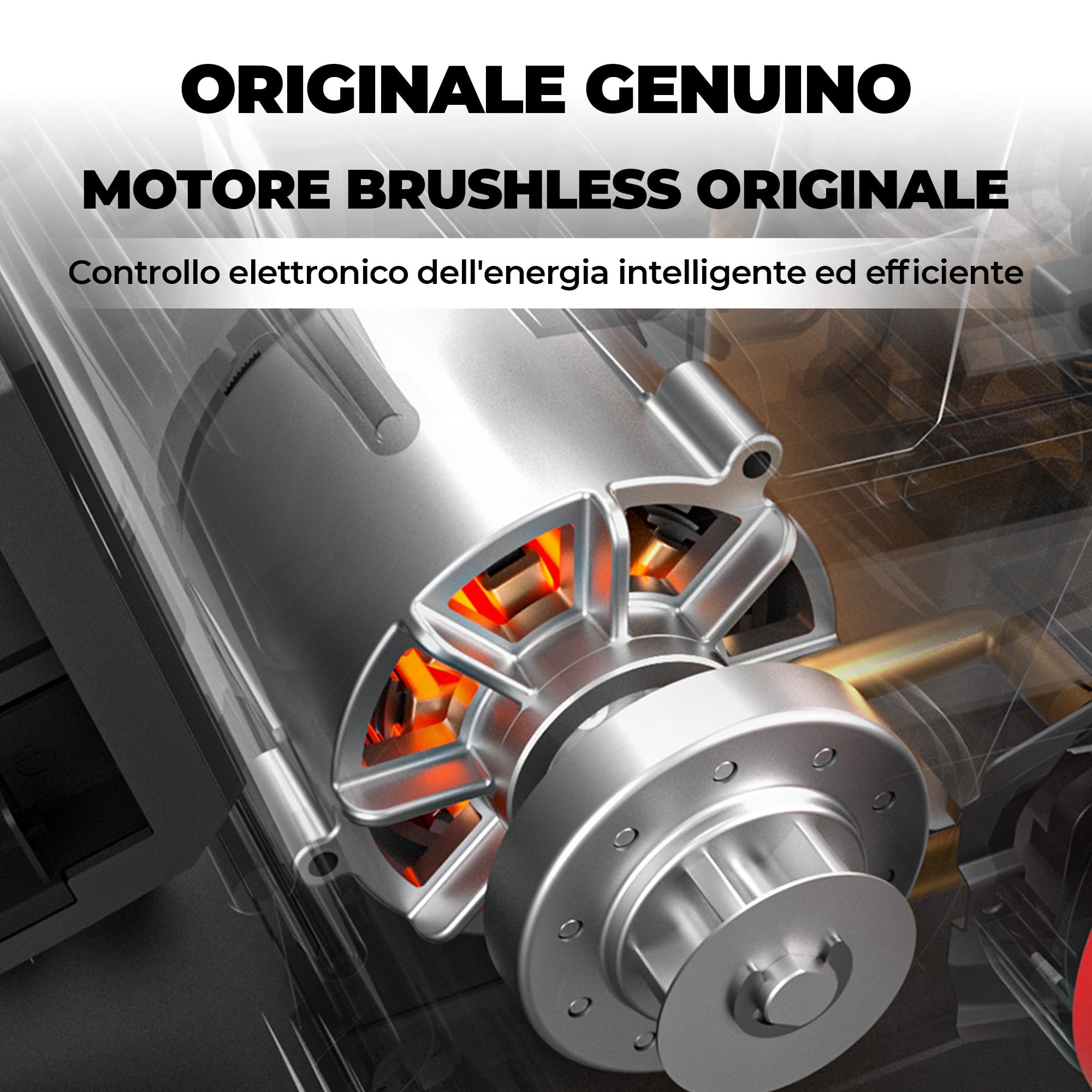 Dong Cheng motosega a batteria senza spazzole 40V (2×20) con guida Oregon, tensione senza attrezzi, taglio 38 cm, velocità catena 14 m/s per legno e giardinaggio